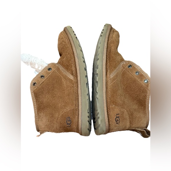 UGG Neumel Chukka Boots Chestnut Brown Suede Lace Up Men’s Size 6 Wool Lined main image 8